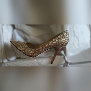 Jimmy Choo Goldie Glitter Heels